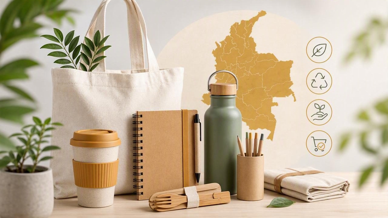 Productos ecológicos promocionales en Colombia: guía práctica