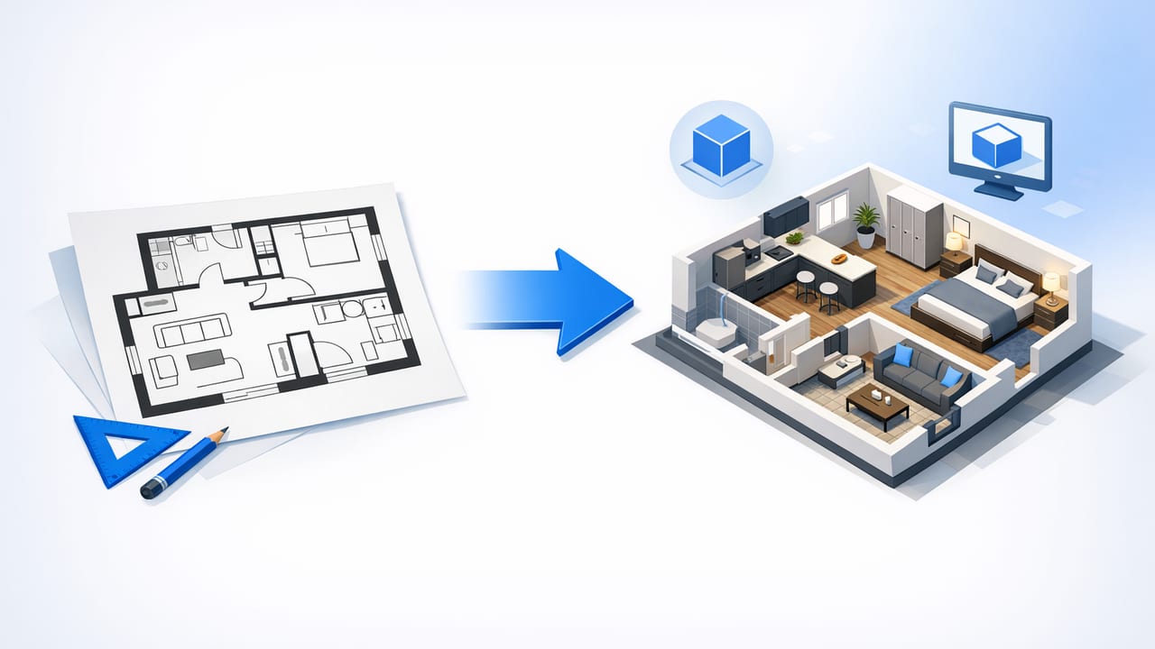 Floor Plan to 3D: Avoid Mistakes and Get Accurate 3D Renders