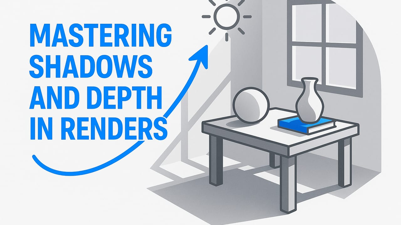 Mastering Shadows and Depth in Renders: Lighting & Workflow