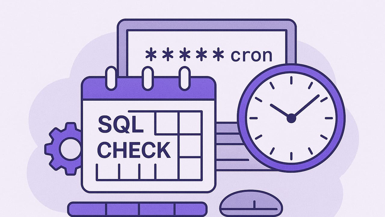 Schedule SQL Checks at Custom Intervals: Tools and Examples