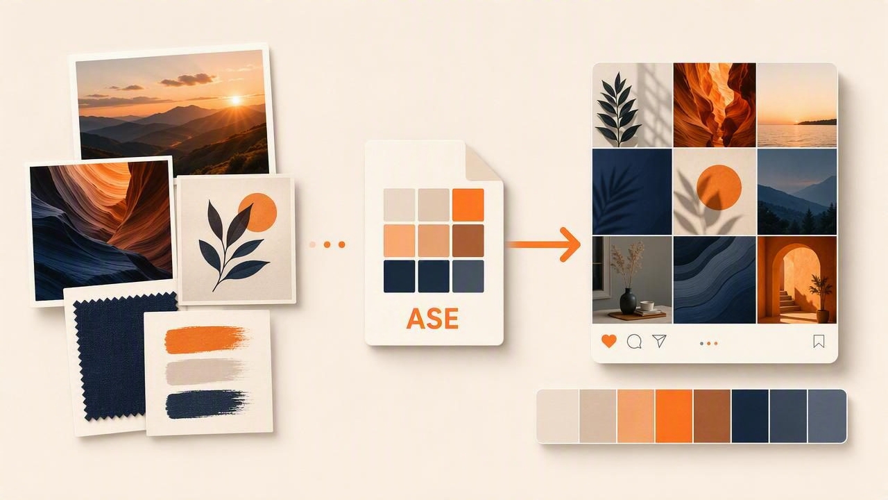 Best Adobe ASE Exporter for a Social Media Color Palette