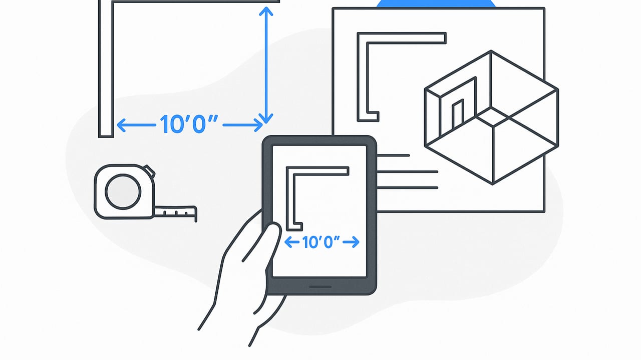 Trace Walls with Measurements: Pro Workflow from Site to 3D