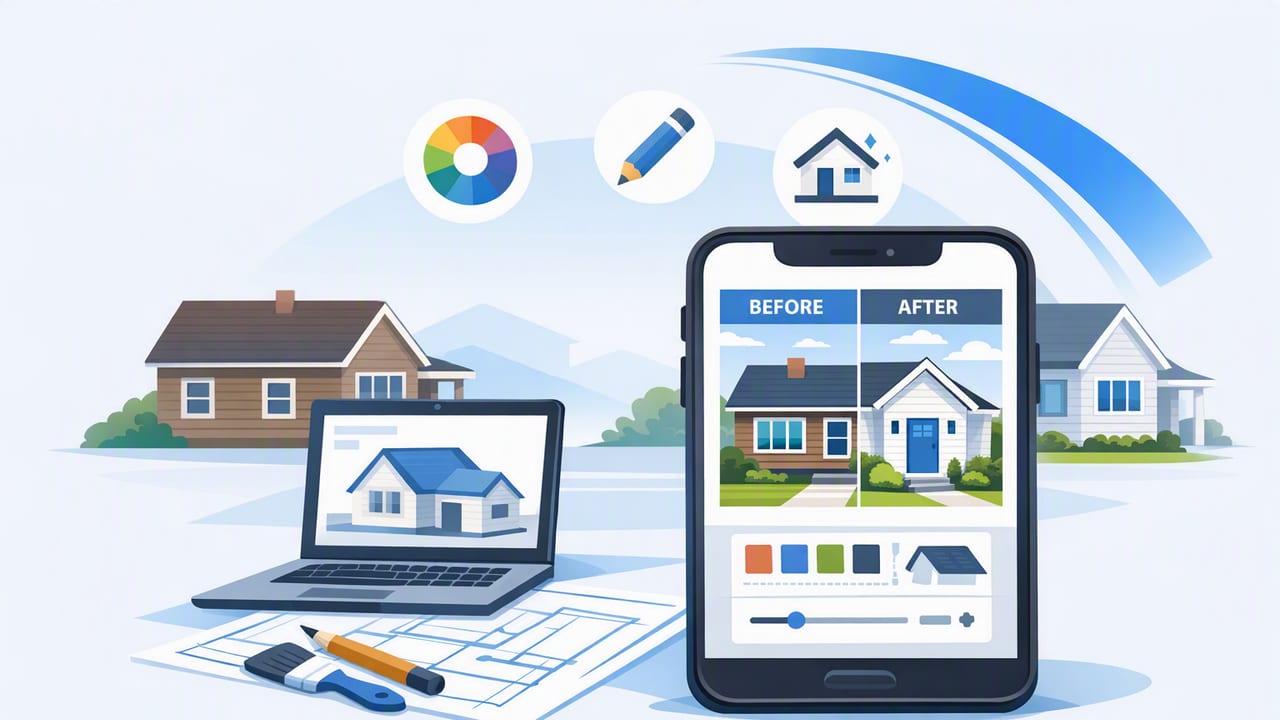 Exterior Redesign App Guide: Preview Facade Updates in 3D