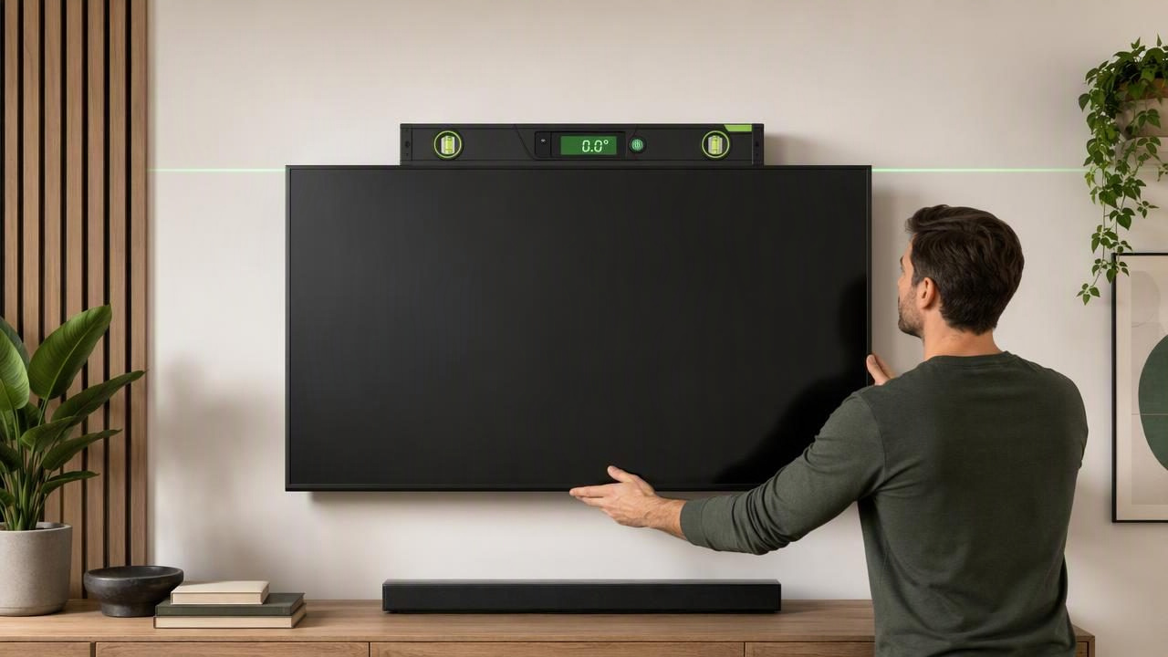 Best Digital Spirit Level for Aligning Wall-Mounted TVs