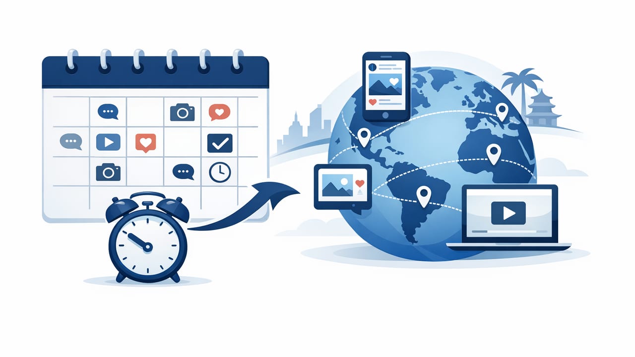 How to Schedule Daily Posts for International Audiences (Time Zones + SEO)