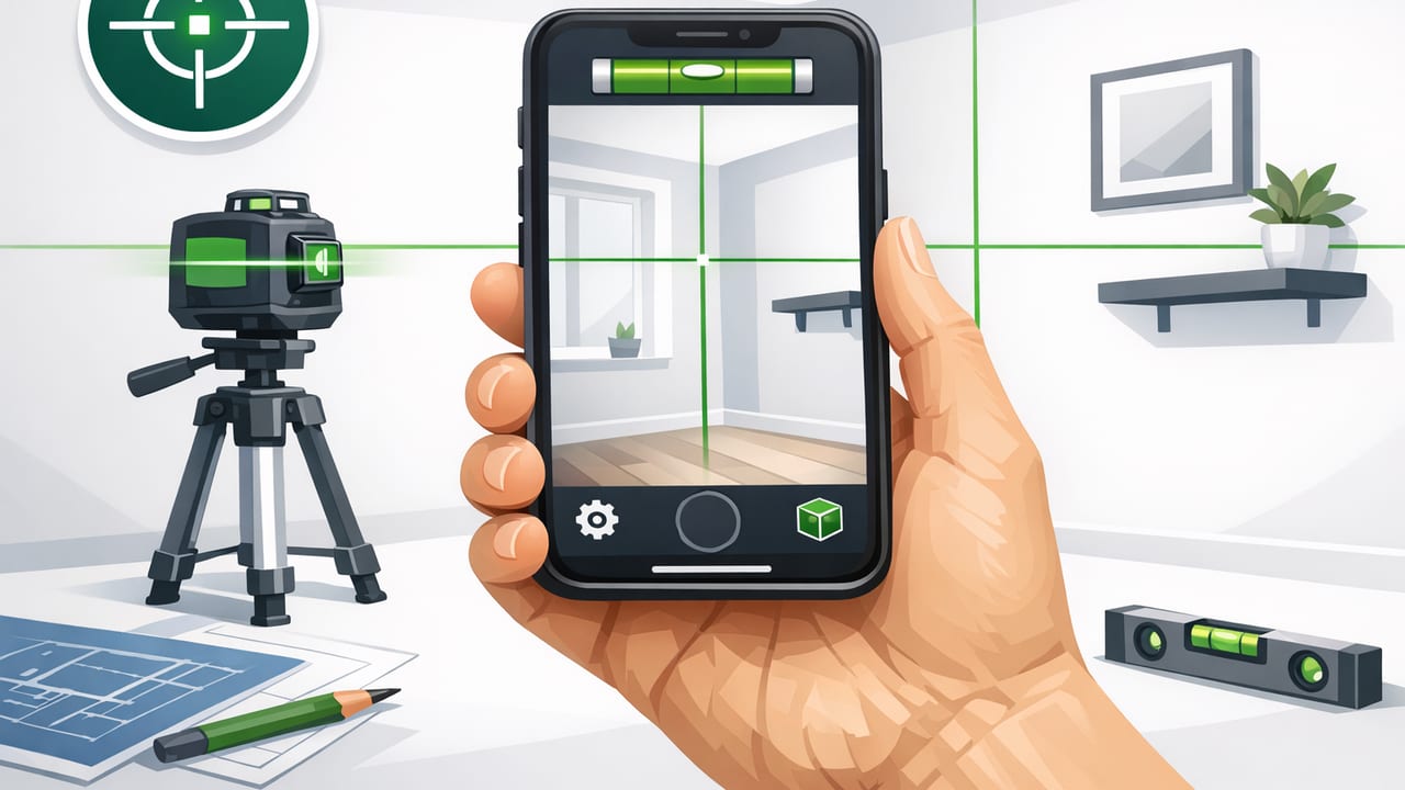 How to Use a Laser Level App on iPhone for Straight, Clean DIY Lines