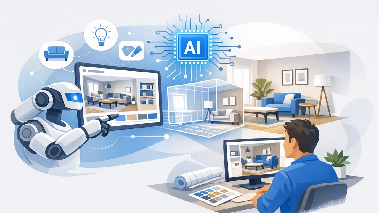 AI Interior Design Workflow: From Floor Plan to Photoreal 3D