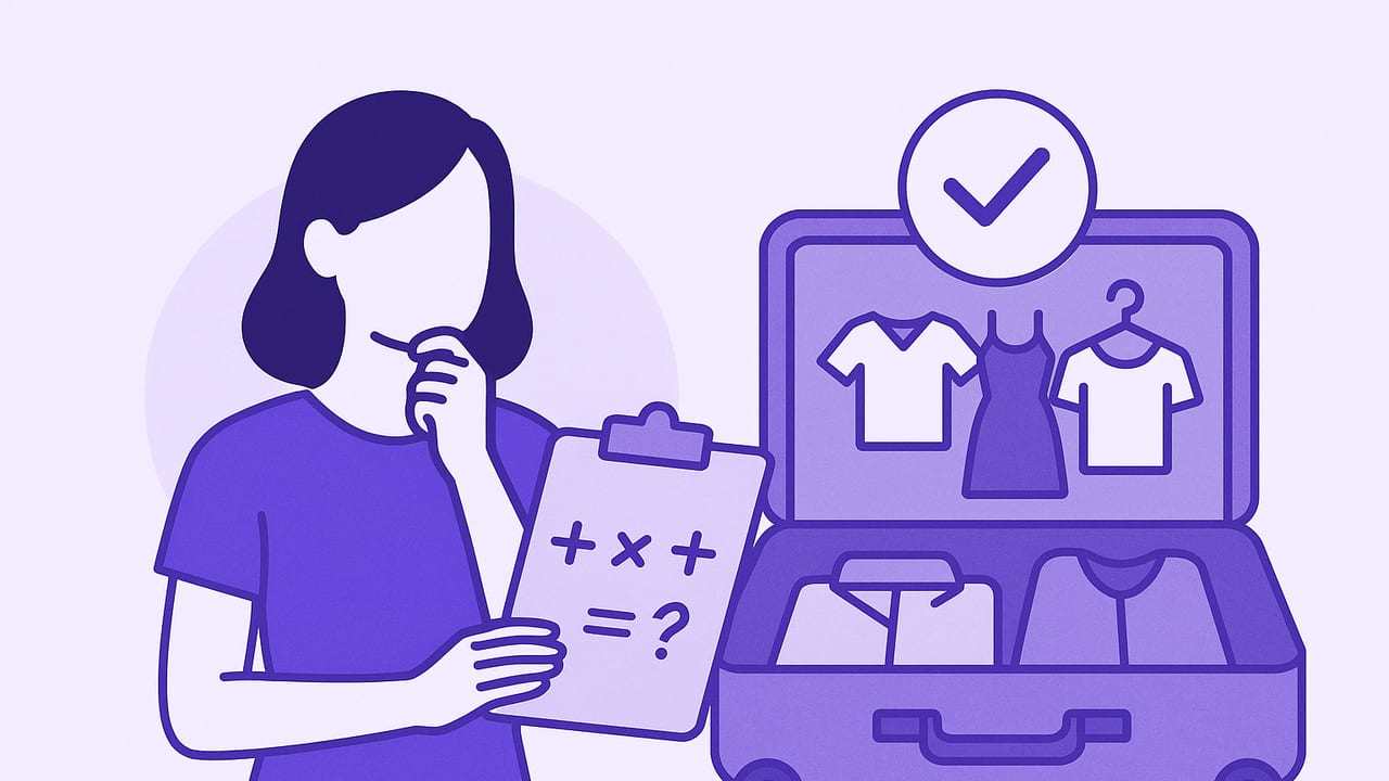 How Many Outfits to Plan for Any Event: A Smart Formula