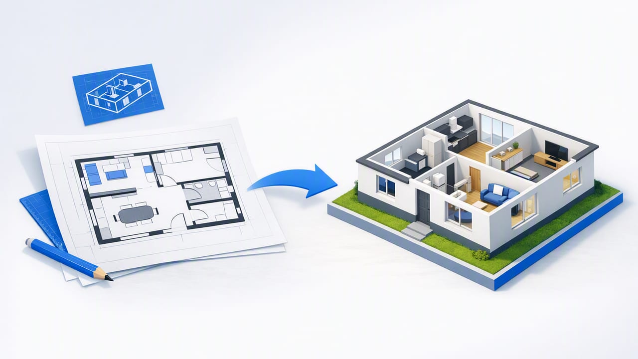 How to Create a 3D Model From a Floor Plan (Accurate Workflow)