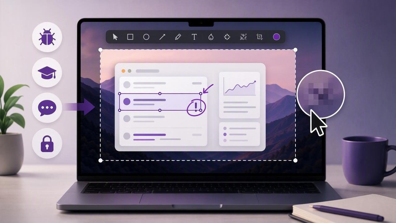 Region Capture App for Editable Annotations Before Export