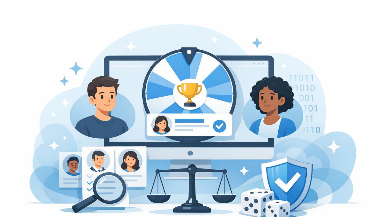 Fair and Unbiased Winner Selector: Simple Methods That Everyone Trusts