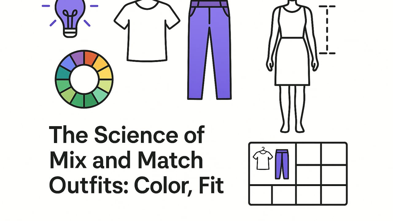The Science of Mix and Match Outfits: Color, Fit, and Formulas
