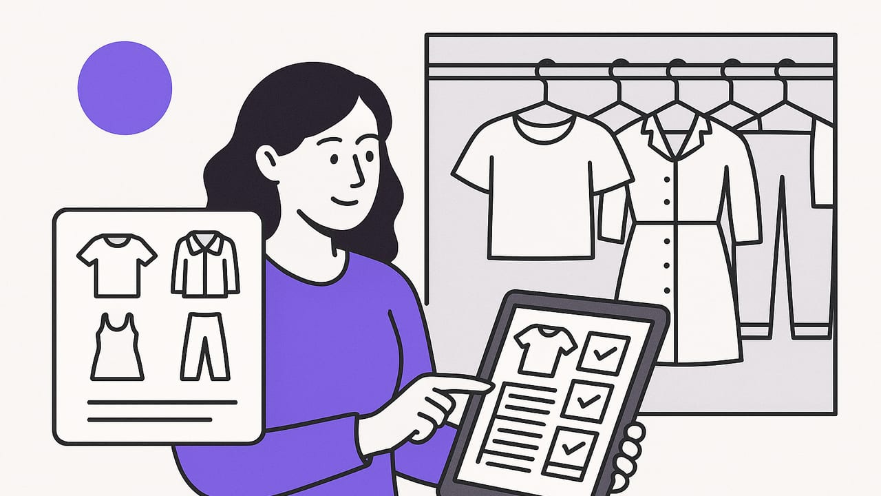 Closet Organizer to Catalog Clothes Photos: A Complete System