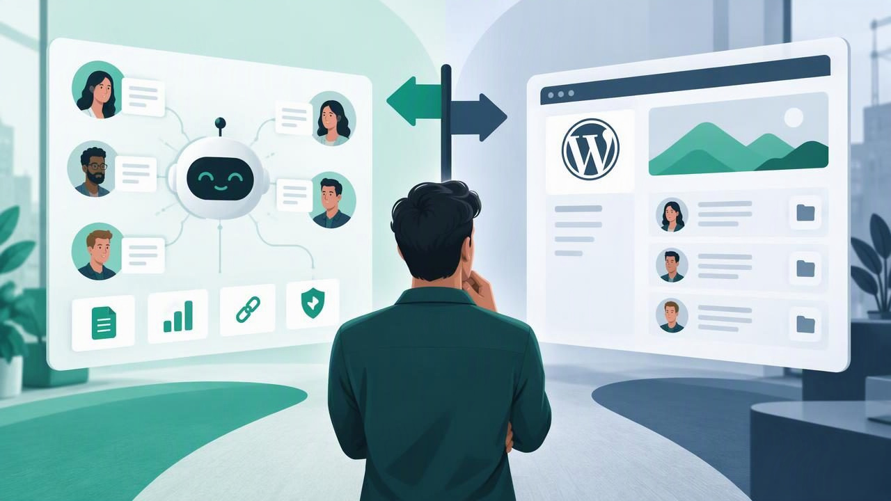 Multi-Client AI Workspace vs WordPress Client Portals