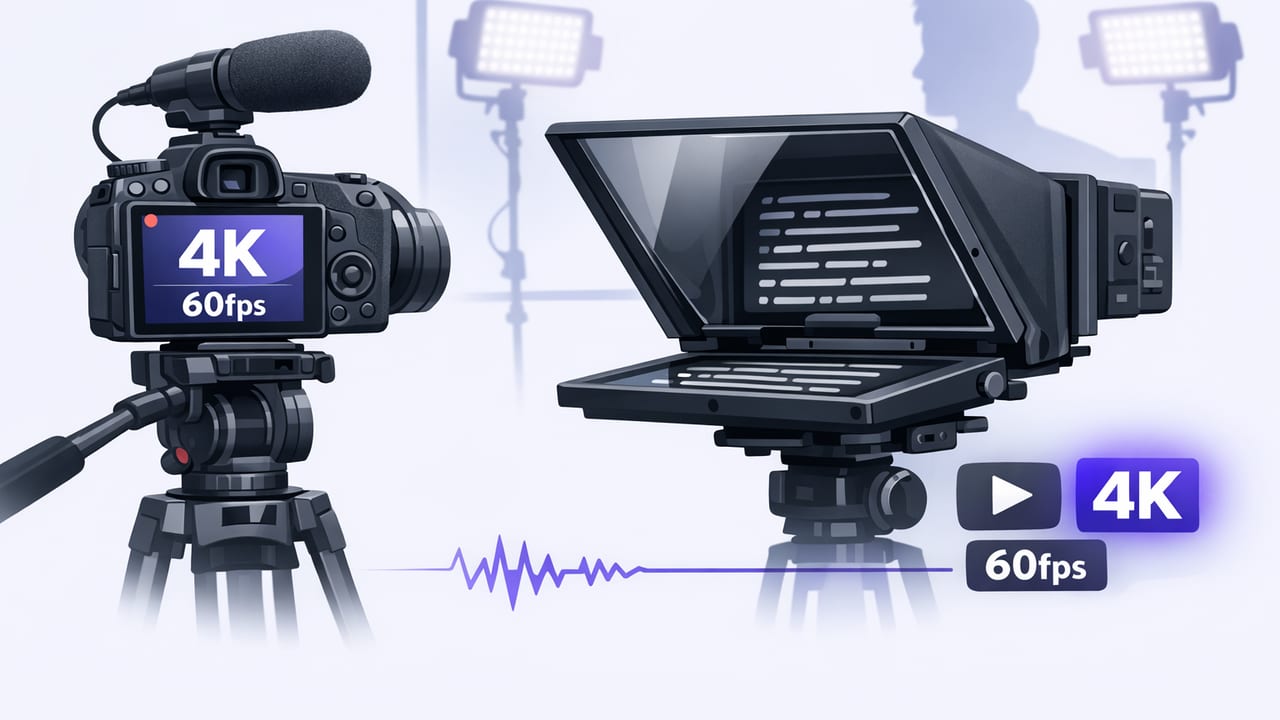 How to Record 4K/60fps with a Teleprompter on iPhone