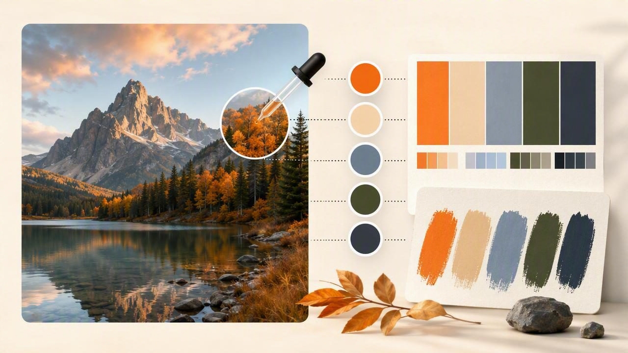 How to Extract Colors From a Photo for Better Design Palettes