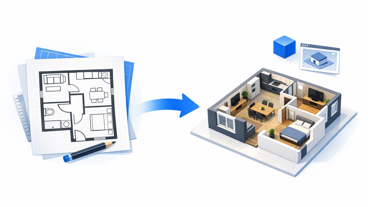 How to Convert a Floor Plan to 3D: An Accuracy-First Workflow