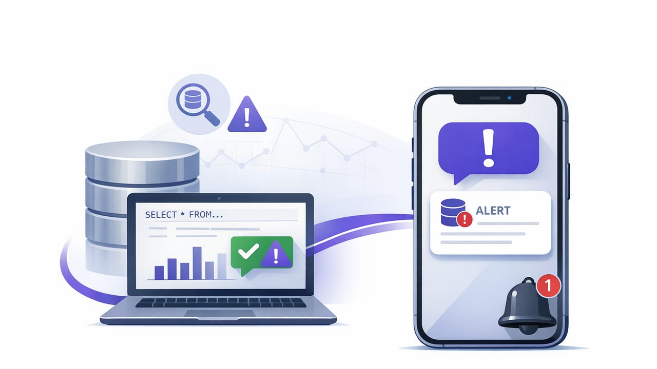 How to Set Up Postgres Query Alerts on iPhone (Safe, Practical)