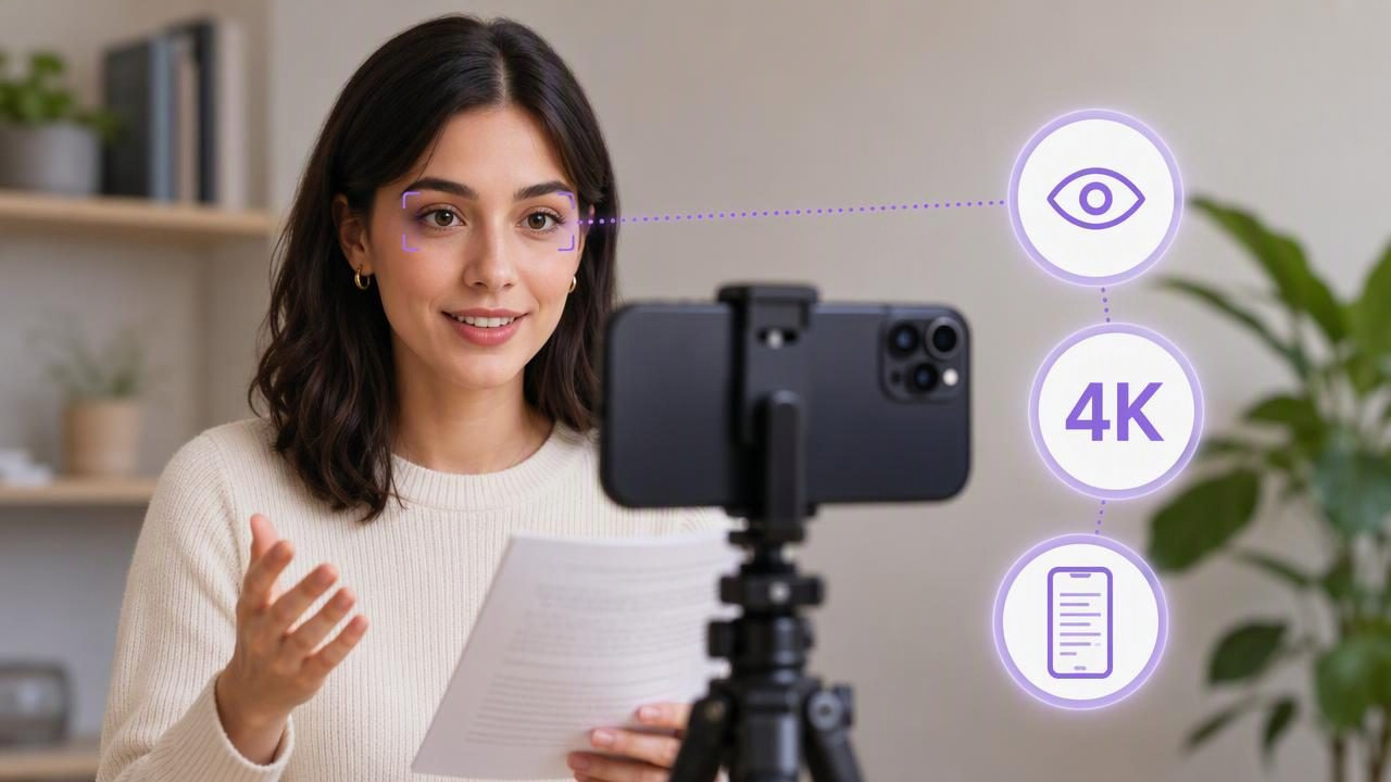 Best 4K Recording App for Natural Eye Contact: What to Look For