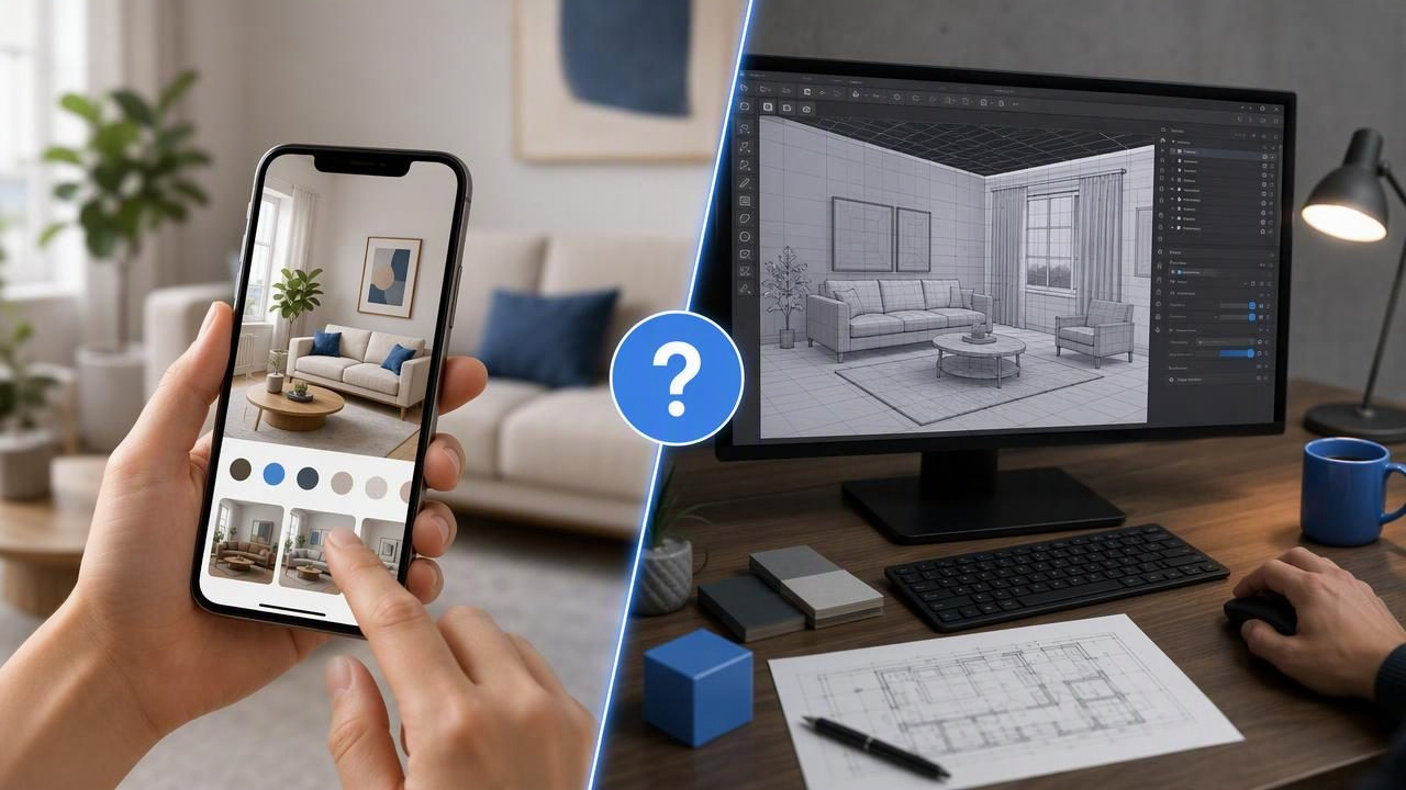 Room Makeover App vs Traditional 3D Software: Which Fits?