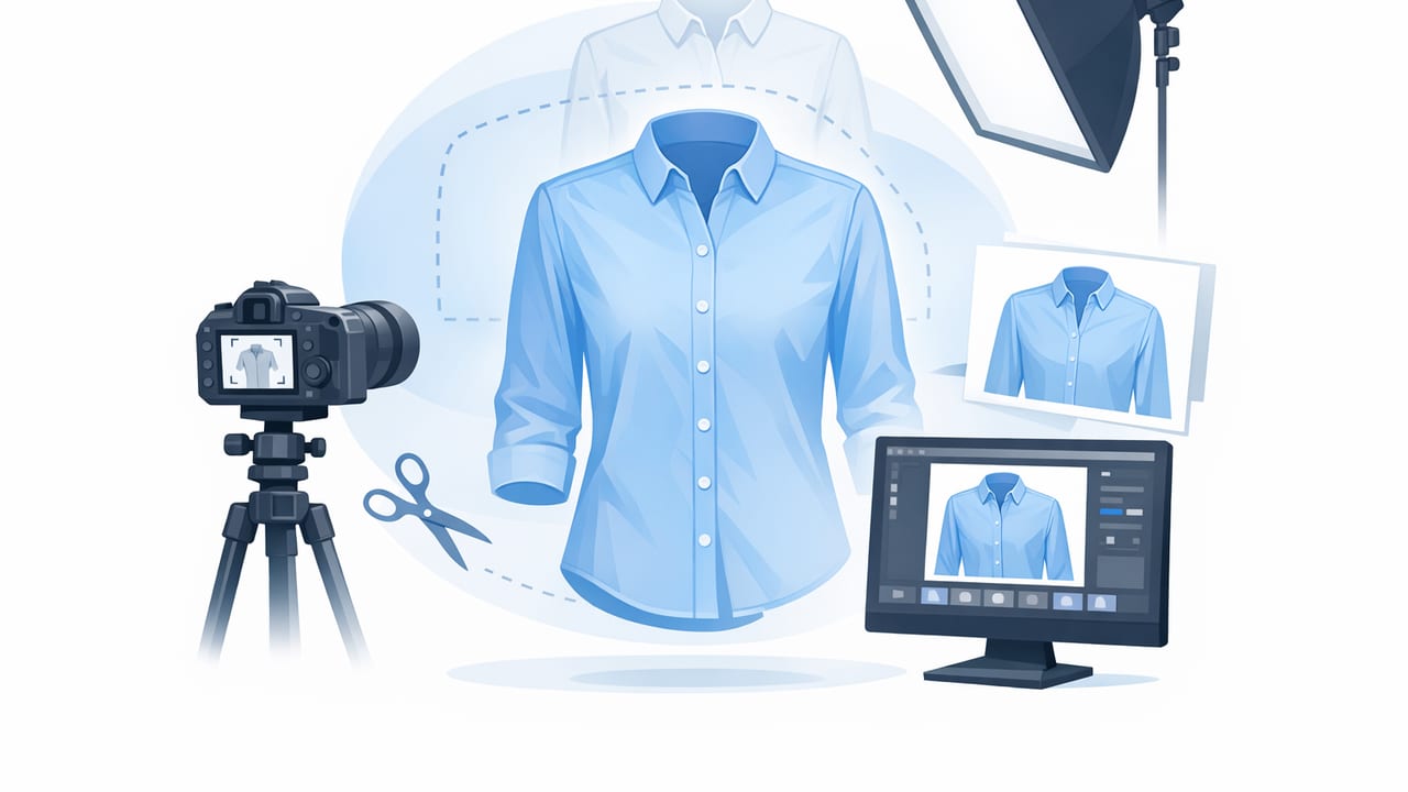 Ghost Mannequin Effect for Clothing Photos: A Clean Listing Workflow