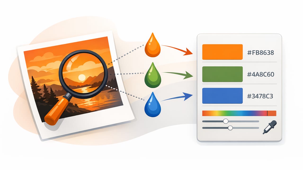 How to Extract HEX Colors From Photos Without Color Mistakes