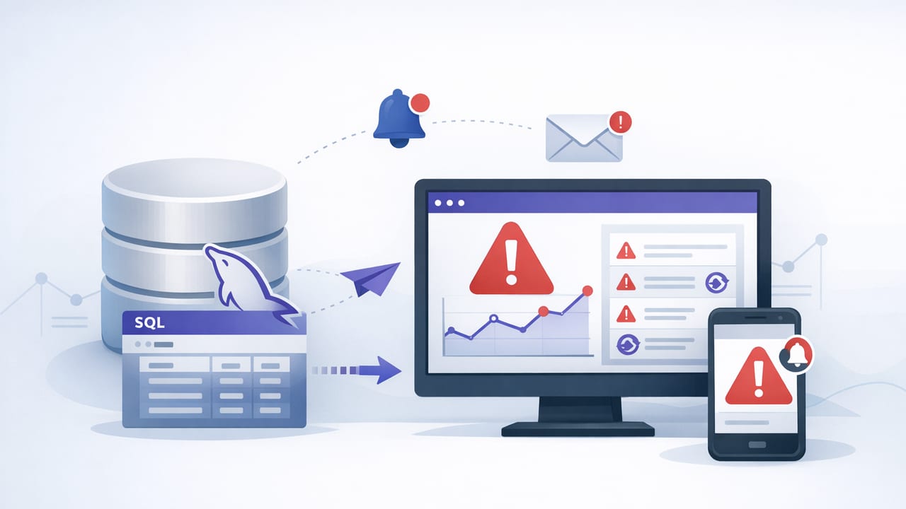MySQL Data Change Alerts for Developers: Safe Query Patterns