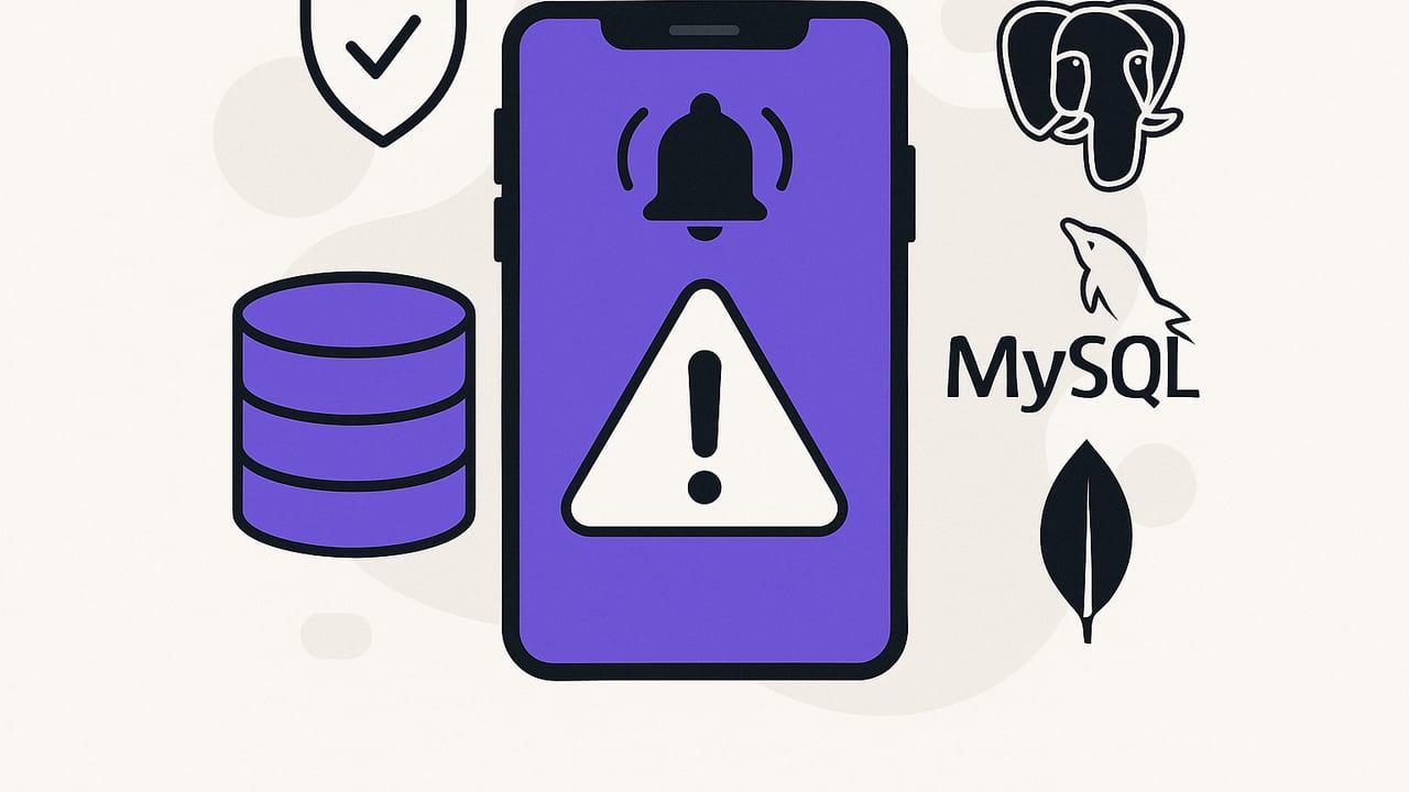 Mobile Database Alerts: Architecture, Security, and Examples