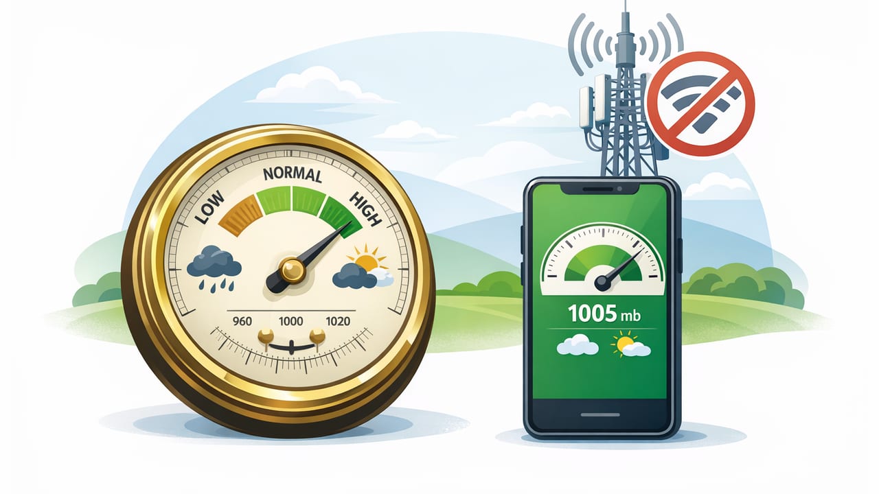 Offline iPhone Barometer: Accurate Pressure Readings Anywhere