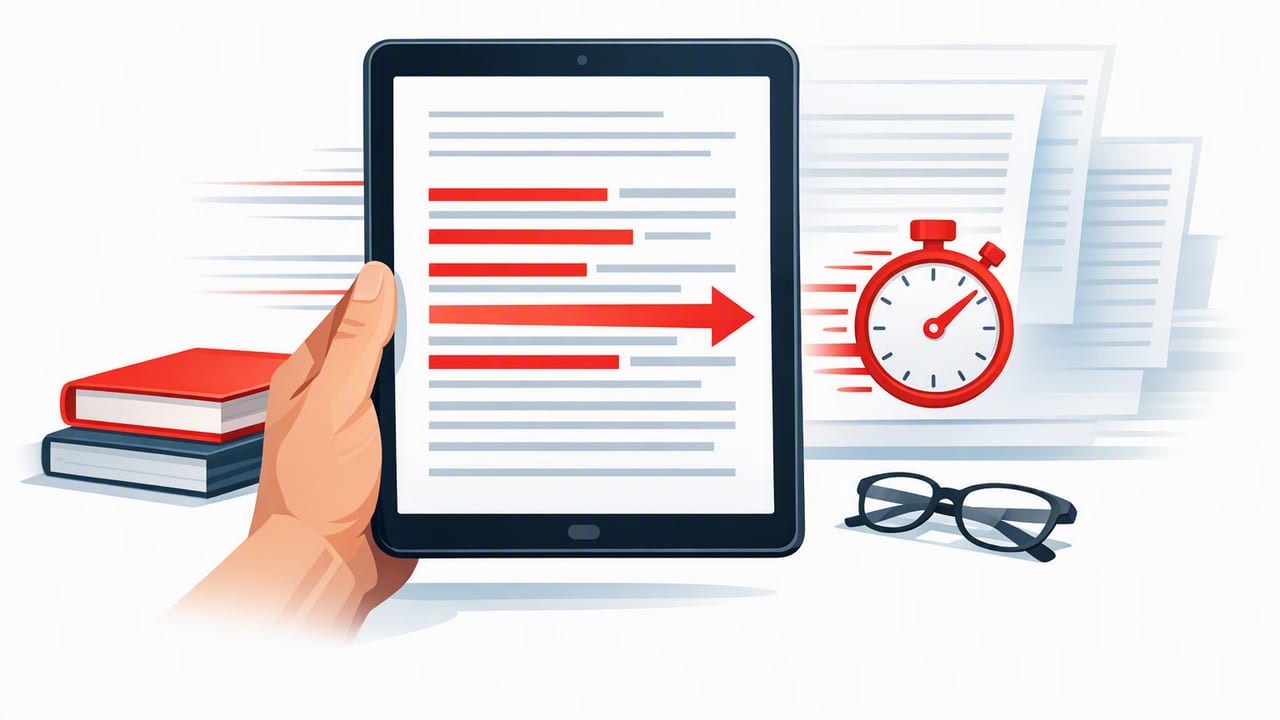 Speed Reading iPad Guide: Settings, Drills, and Study Workflow