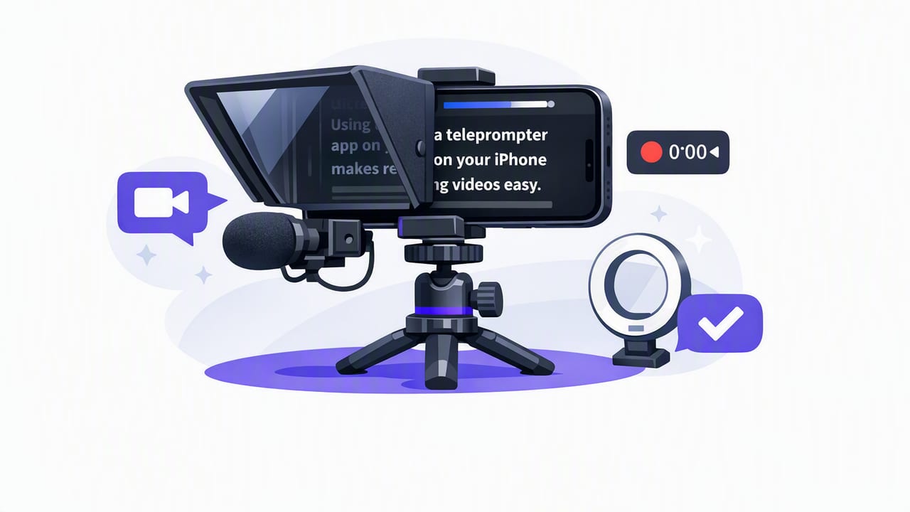 Teleprompter for iPhone: Setup, Script Tips, and Pro Results