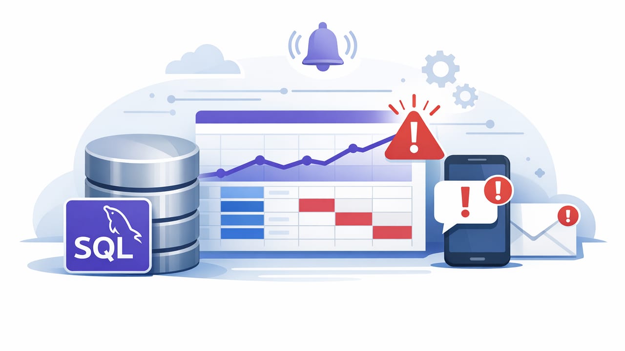 Notify When a MySQL Table Exceeds a Threshold (Rows or Size)