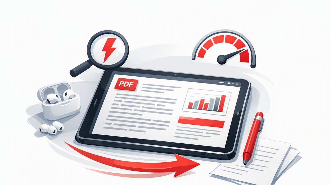 How to Read PDFs Faster on iPad: A Focused, High-Recall Workflow