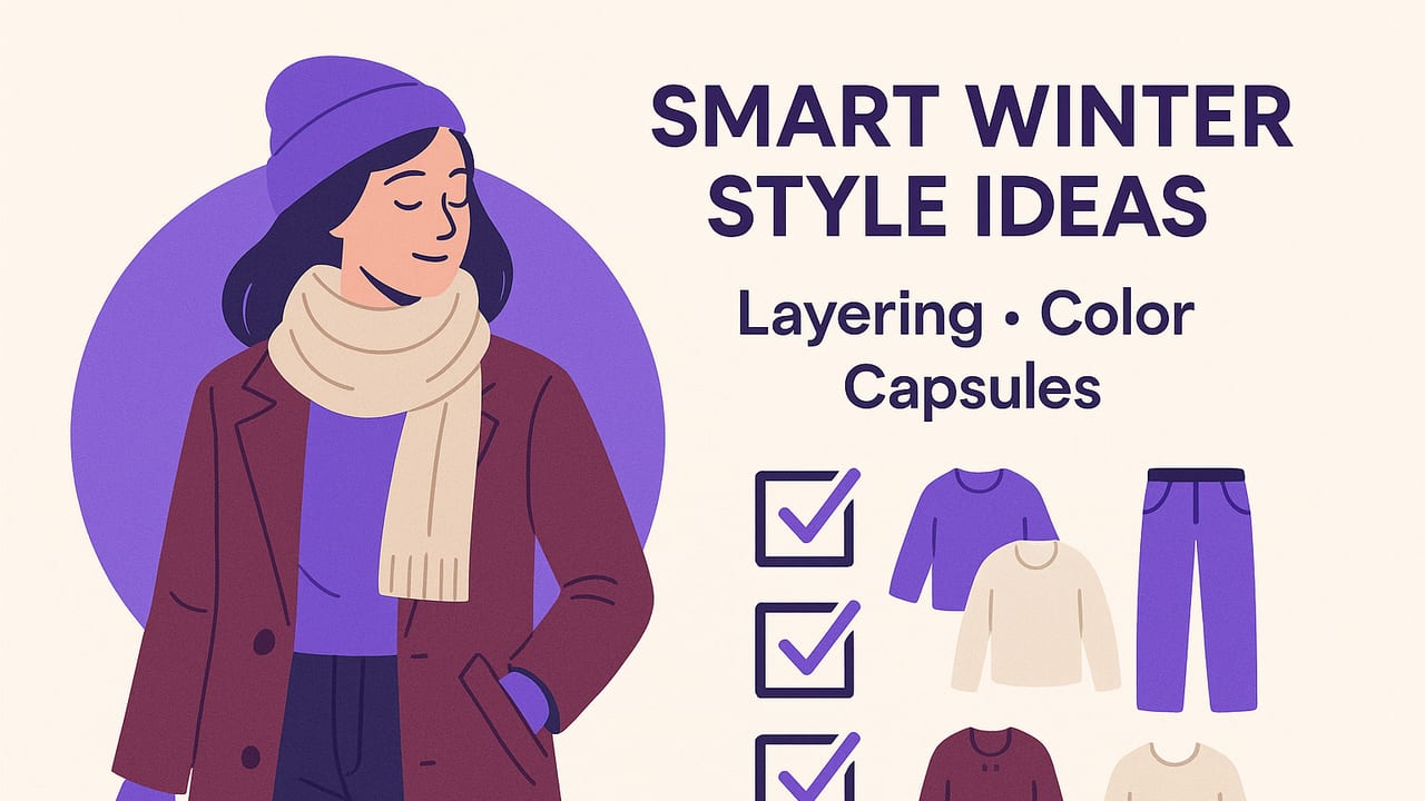 Smart Winter Style Ideas From My Wardrobe: Layering, Color, Capsules