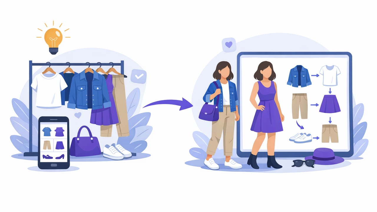 How to Plan Outfits With Your Own Clothes Using a Digital Wardrobe