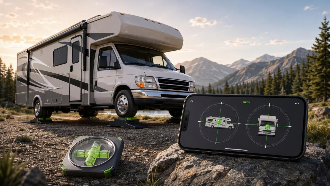 Dual Axis Level for Campers: How to Level an RV Accurately