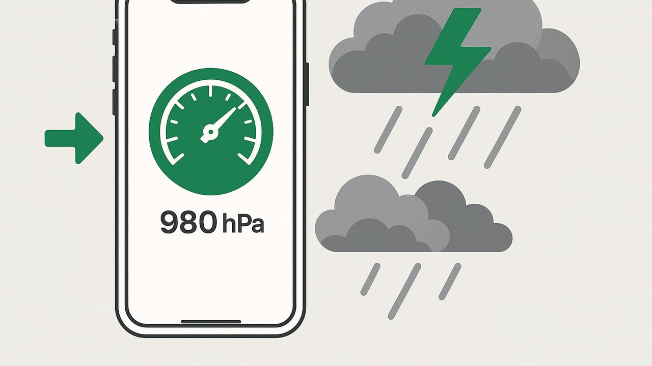 Use Your iPhone Barometer to Predict an Approaching Storm