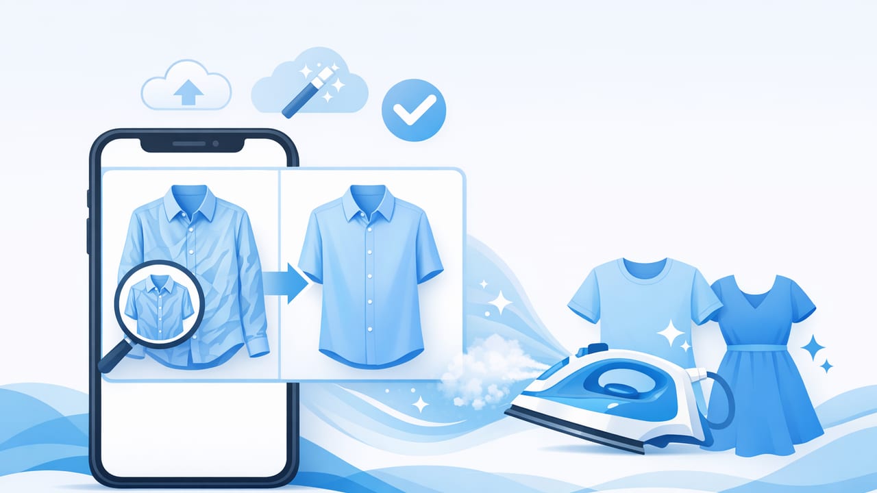 Unwrinkle Clothes App Workflow: Smooth, Clean Listing Photos Fast