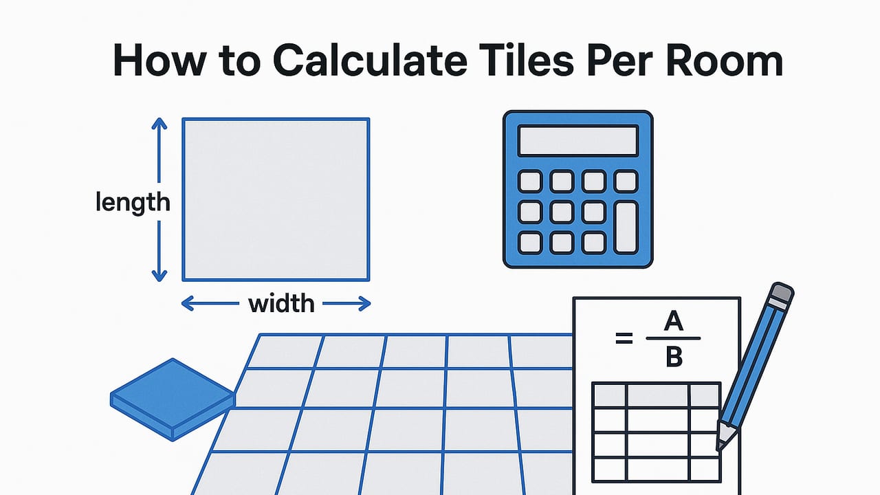 How to Calculate Tiles Per Room: Formulas, Examples, Pro Tips