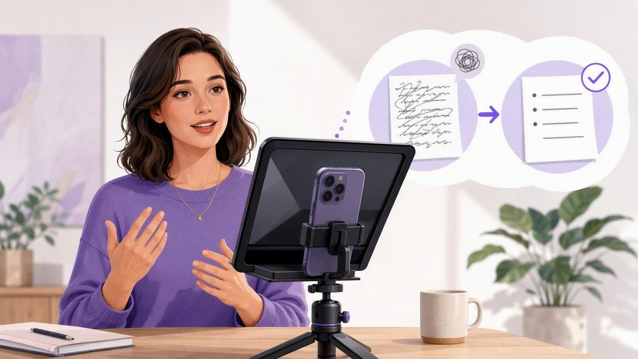 How to Get Fewer Memorized Lines With a Video Teleprompter