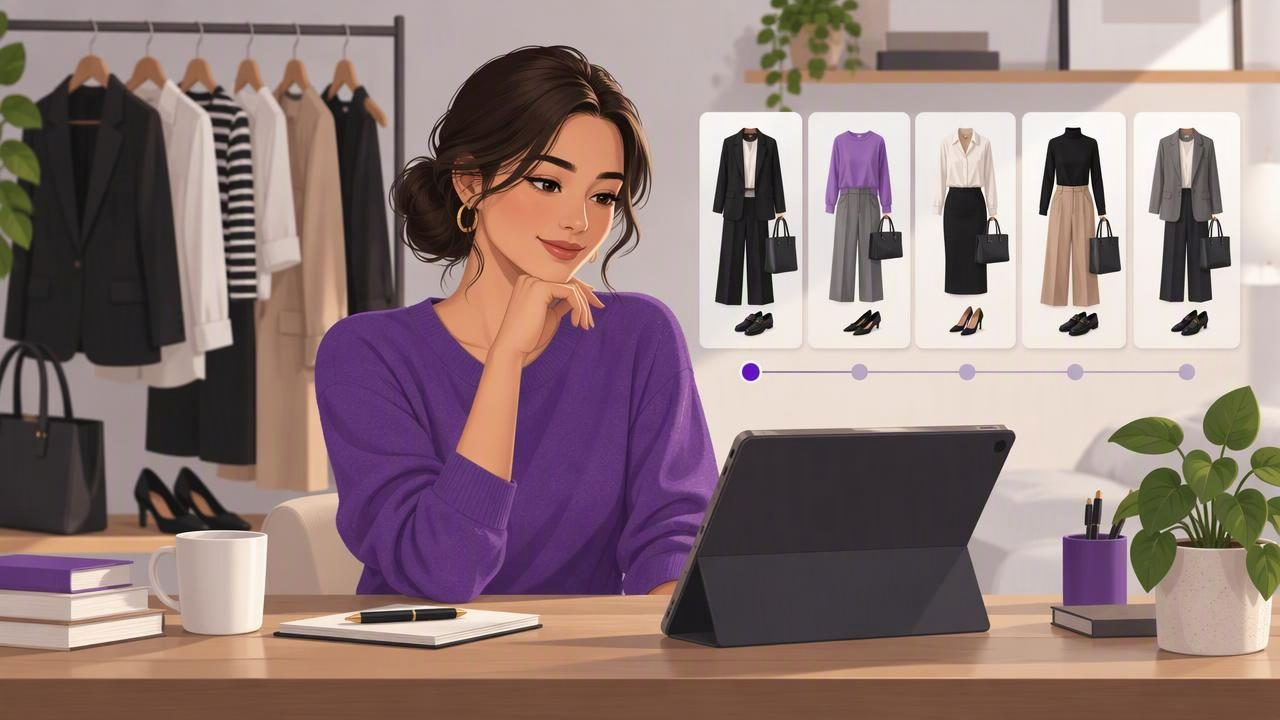 How to Plan Work Outfits With a Capsule Wardrobe App