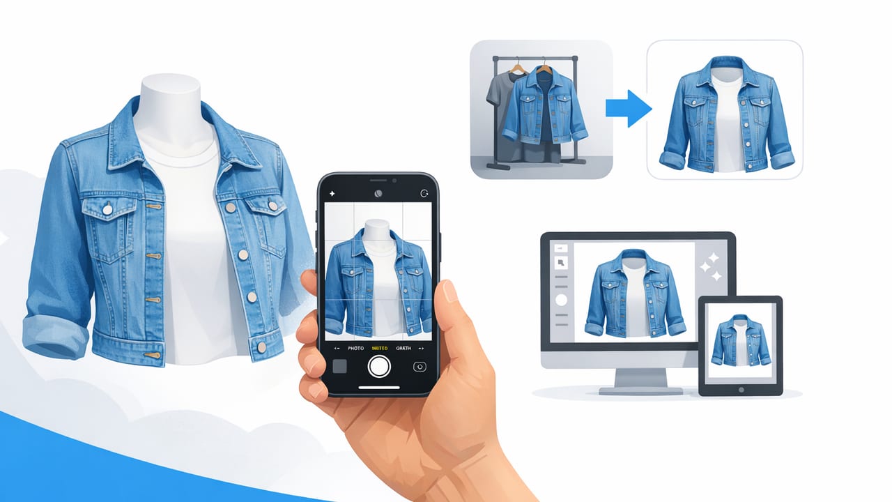 How to Create Ghost Mannequin Images on iPhone (Clean, Pro Look)