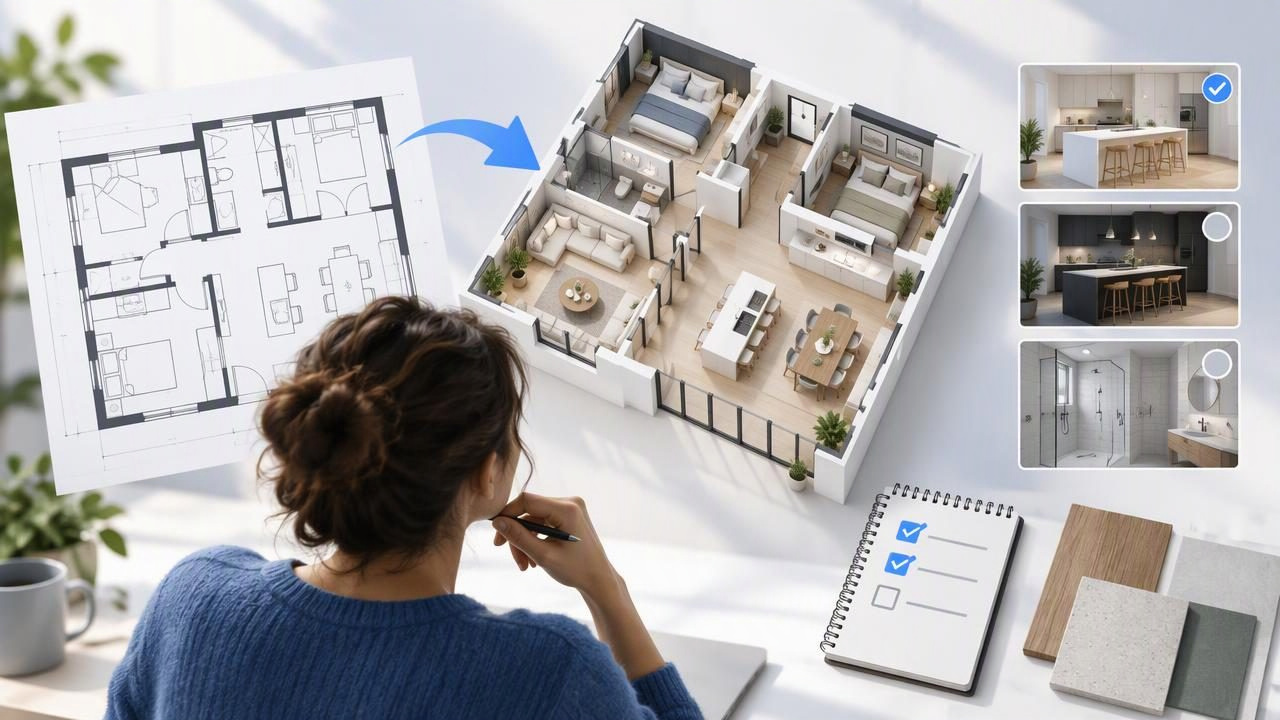 Convert a Floor Plan to 3D Online: Track Renovation Decisions