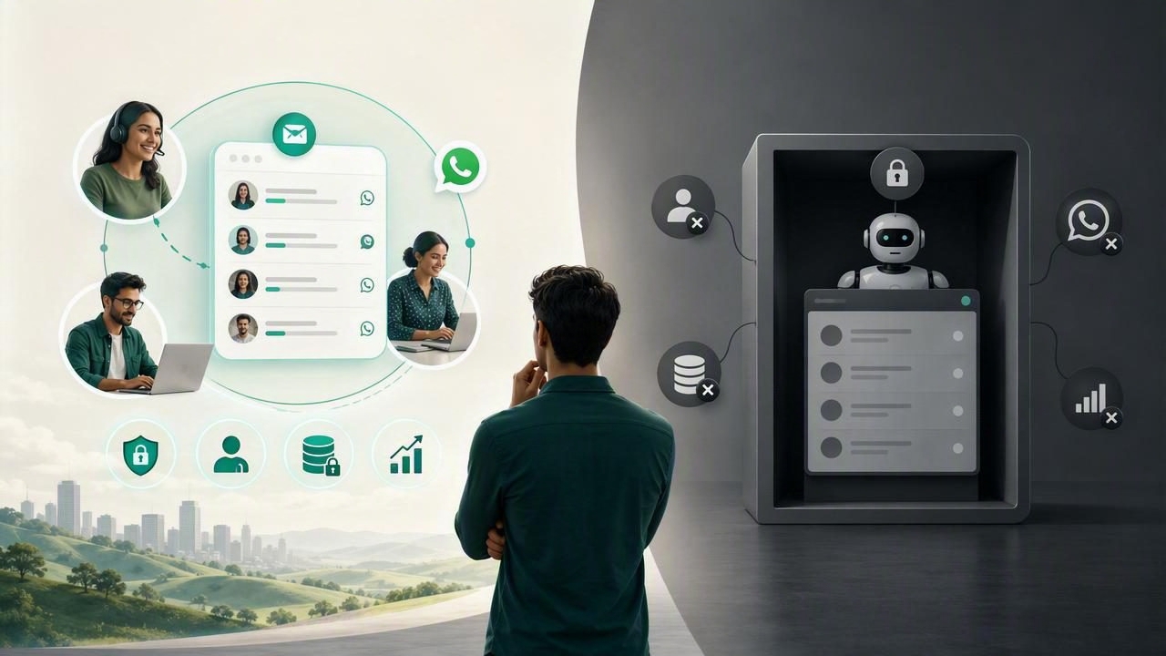 Human Handoff Inbox vs Closed AI Agency Platforms