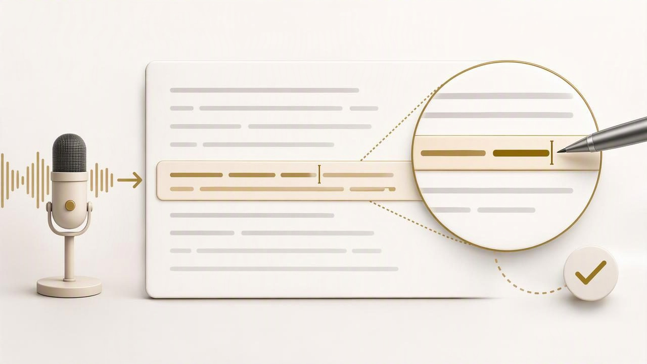 How to Edit One Sentence in a Dictated Paragraph