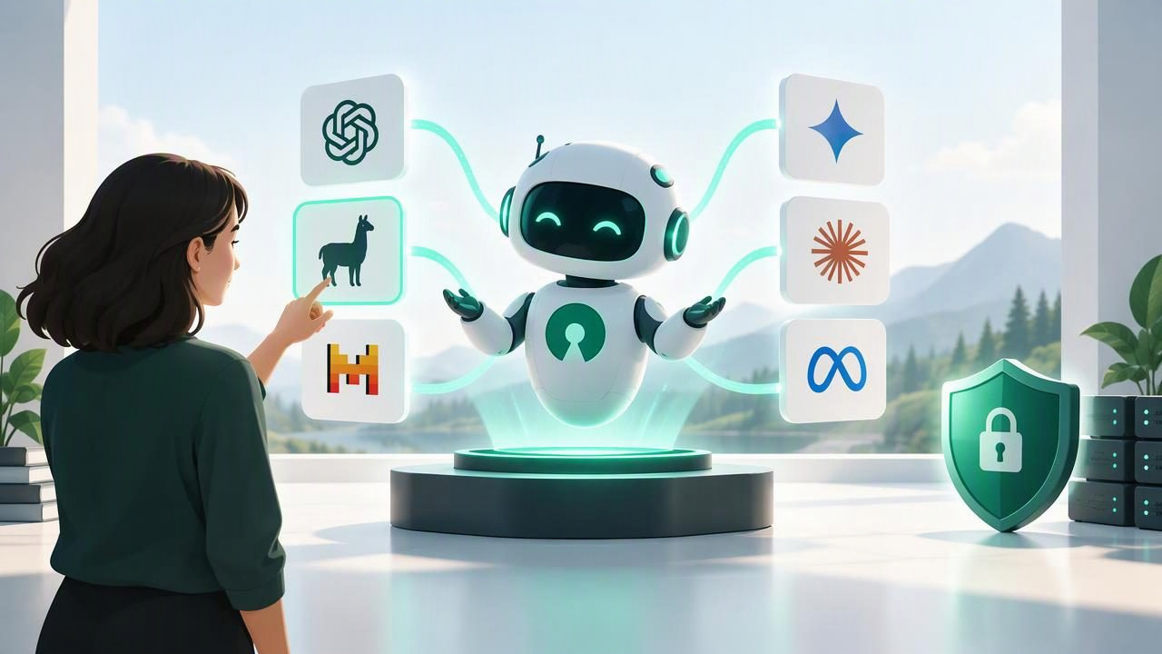 Plataforma open source de agentes de IA: libertad para elegir modelos