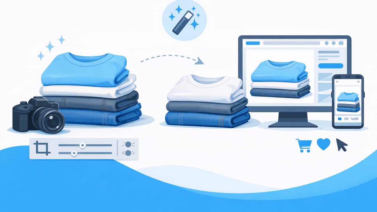 Folded Clothing Photo Enhancements for Listings: A Simple Guide