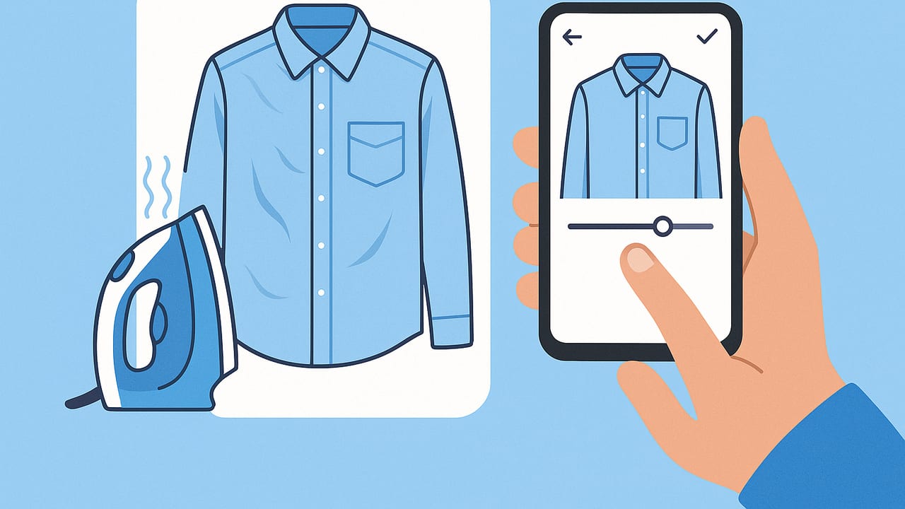 Quick Fix for Wrinkled Shirt Pictures: A Reseller’s Guide