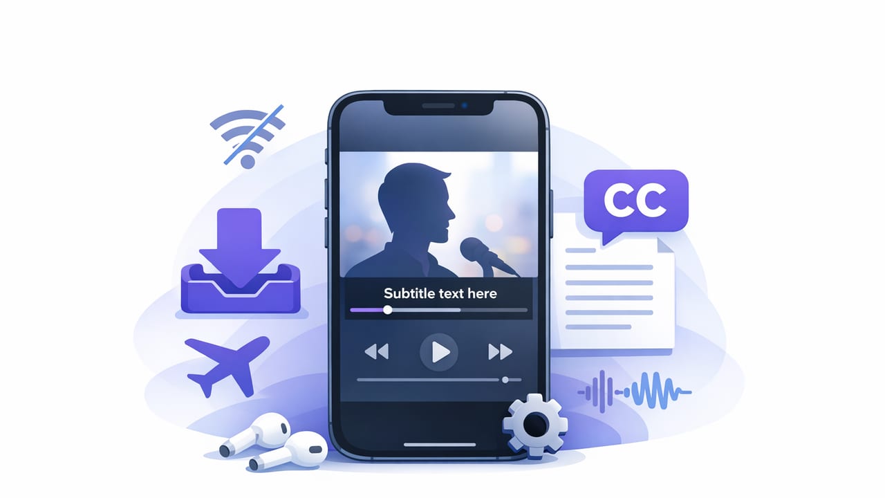 Offline Subtitles App for iPhone: Private Captions, Fast Workflow
