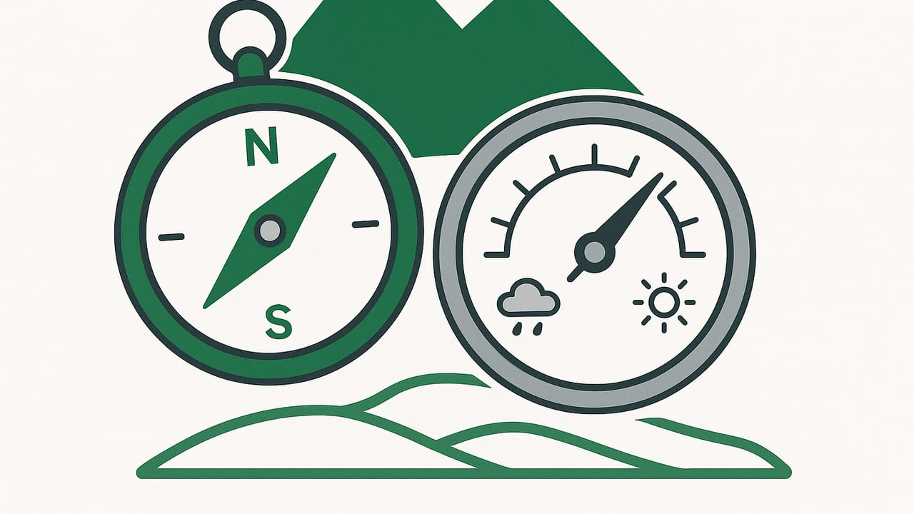 Offline Compass and Barometer for Hiking: A Field Guide